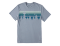 Life is Good Men's Crusher Tee - Tree Striped Sky