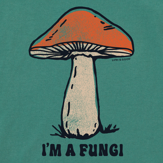 Life is Good Men's Long Sleeve Crusher Tee - I'm a Fungi