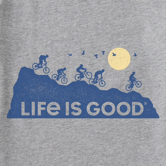 Life is Good Men's Long Sleeve Crusher Tee - Ride On and On