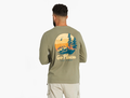 Life is Good Men's Long Sleeve Crusher Tee - Go Places