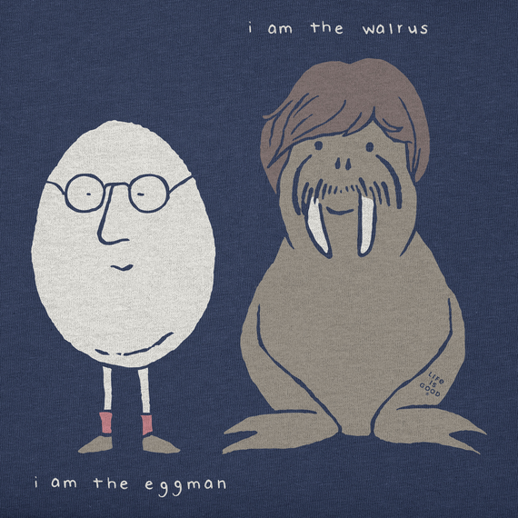 Life is Good Men's Crusher Lite Tee - I Am the Eggman