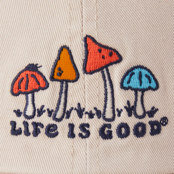 Life is Good Chill Cap - Mushroom Retro Scene