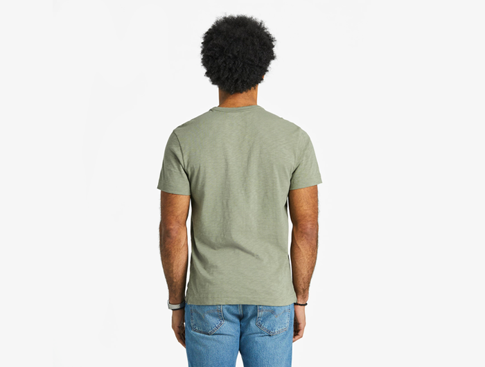 Life is Good Men's Textured Slub Tee - I Like Crafts Label