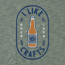 Life is Good Men's Textured Slub Tee - I Like Crafts Label
