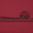 Life is Good Men's Textured Slub Tee - Retro Mountainscape