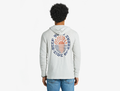 Life is Good Men's Textured Slub Hoodie - Keep Your Sunny Side Up