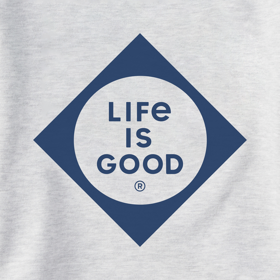 Life is Good Men's Simply True Fleece Hoodie - LIG Diamond