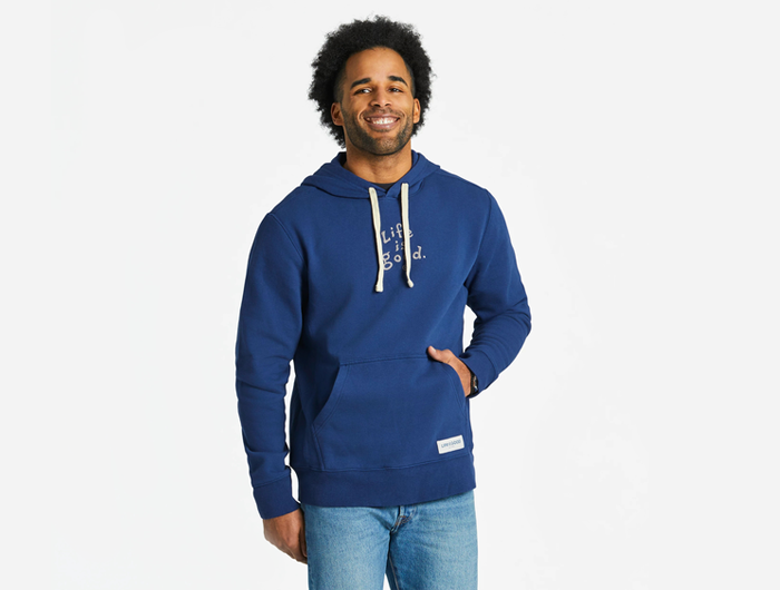 Life is good hoodie mens deals