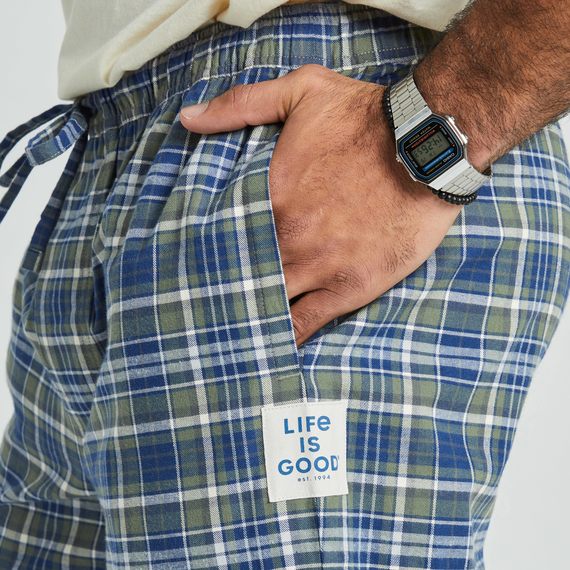 Life is Good Men's Classic Sleep Pant - Plaid