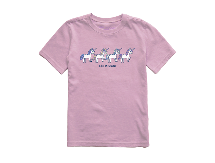 Life is Good Kids' Crusher Tee - Unicorn Rally