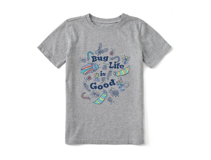 Life is Good Kids' Crusher Tee - Bug Life is Good