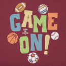 Life is Good Kids' Crusher Tee - Sports Game On