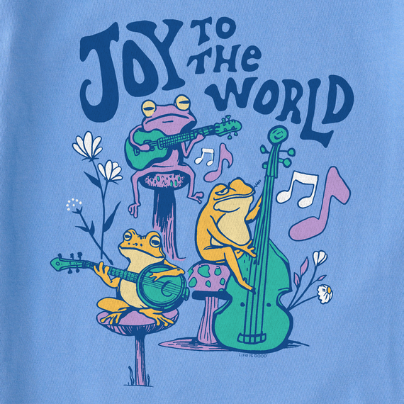 Life is Good Kids' Crusher Tee - Forest Frogs