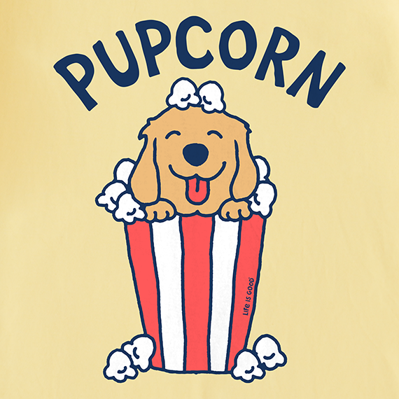 Life is Good Kids' Crusher Tee - Crushin' It Pupcorn