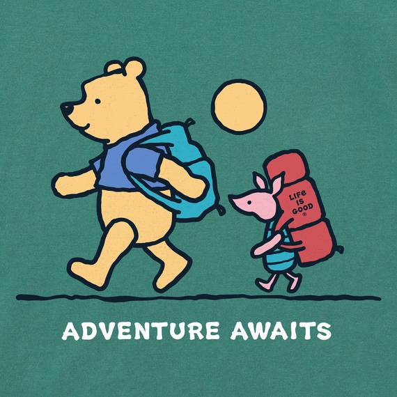 Life is Good Kids' Crusher Tee - Winnie & P Adventure Awaits