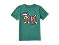 Life is Good Kids' Crusher Tee - Rocket Santa Suit