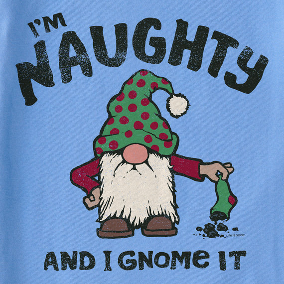 Life is Good Kids' Crusher Tee - Naughty Gnome