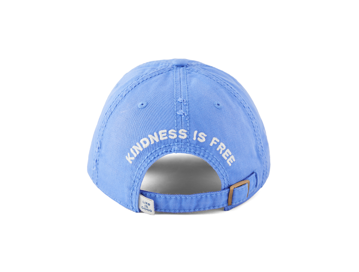 Life is Good Sunwashed Chill Cap - Rocket Kindness Is Free