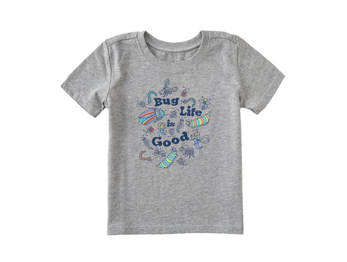 Life is Good Toddler Crusher Tee - Bug Life is Good