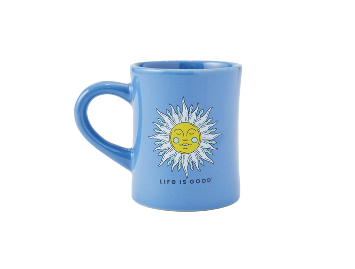 Life is Good Diner Mug - Celestial Sun