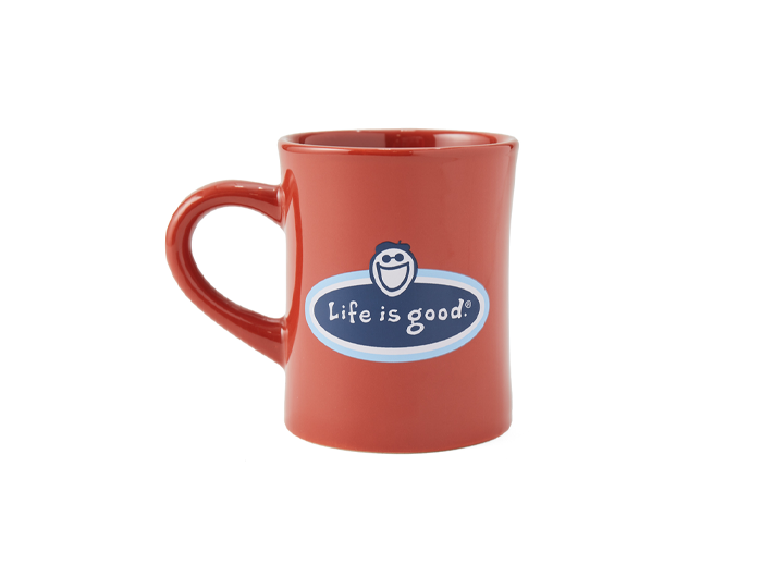 Life is Good Diner Mug - Jake Face LIG Oval