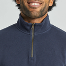 Life is Good Men's Solid French Terry 1/4 Zip Pullover