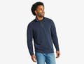 Life is Good Men's Solid French Terry 1/4 Zip Pullover