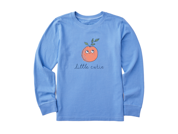 Life is Good Kid's Long Sleeve Crusher Tee - Little Cutie