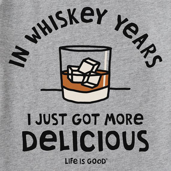 Life is Good Men's Crusher Tee - Whiskey Years