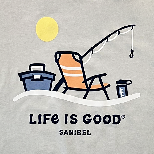 Life is Good Men's Crusher Tee - Sanibel Reserved Seat
