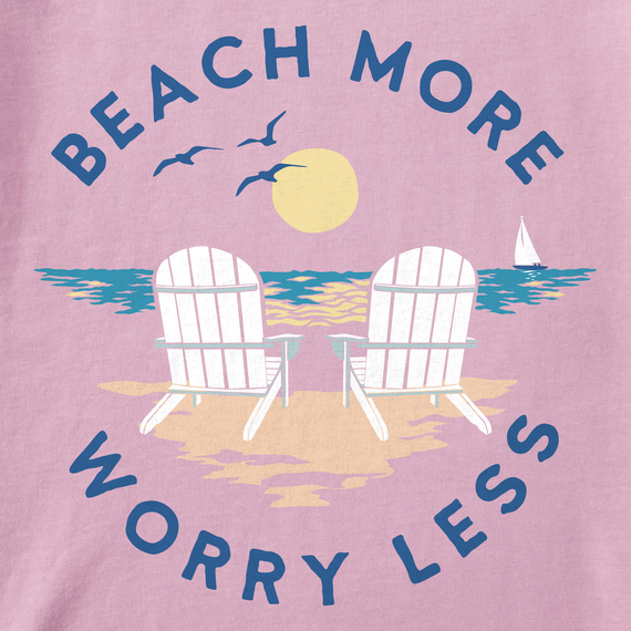 Life is Good Women's Crusher Tee - Adirondack Beach More