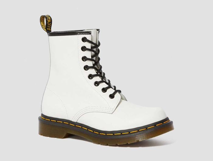 Dr. Martens Women's 1460W Smooth Leather Lace Up Boots