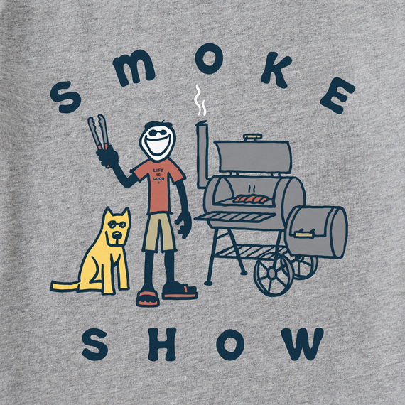 Life is Good Men's Crusher Tee - Jake & Rocket Smoker