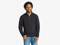 Life is Good Men's Solid French Terry 1/4 Zip Pullover