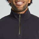 Life is Good Men's Solid French Terry 1/4 Zip Pullover