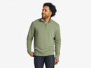 Life is Good Men's Solid French Terry 1/4 Zip Pullover
