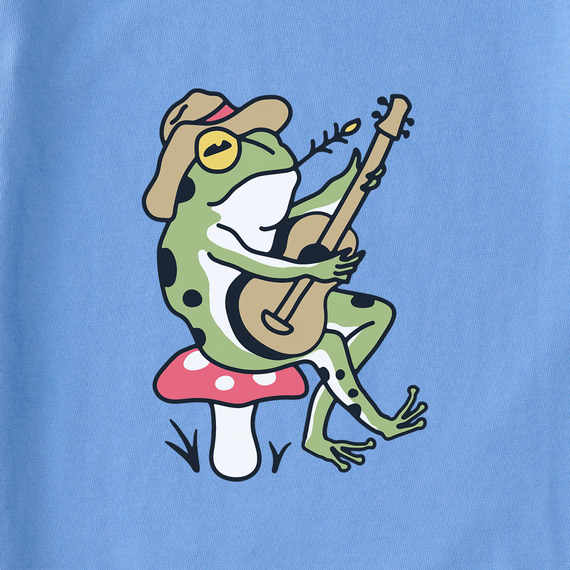 Life is Good Women's Crusher Tee - Groovy Frog Guitar