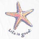 Life is Good Women's Crusher Vee - Pencily Starfish