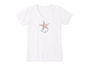 Life is Good Women's Crusher Vee - Pencily Starfish
