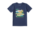 Life is Good Kids' Crusher Tee - Books Can Take You Anywhere