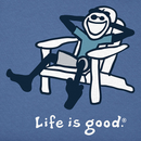 Life is Good Men's Crusher Tee - Adirondack Jake Chill