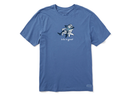 Life is Good Men's Crusher Tee - Adirondack Jake Chill