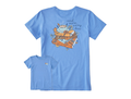 Life is Good Women's Crusher Tee - Fall Books and Coffee