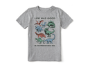 Life is Good Kids' Crusher Tee - Life Was Good Prehistoric Era