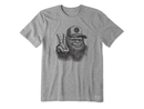 Life is Good Men's Crusher Tee - Peaceful Sasquatch