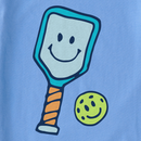 Life is Good Women's Crusher Tee - Quirky Smiley Pickleball