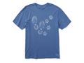 Life is Good Men's Crusher Tee - Clean Trails &amp; Tails