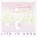 Life is Good Women's Crusher Tee - Surfboard SUV