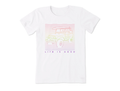 Life is Good Women's Crusher Tee - Surfboard SUV