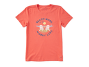 Life is Good Women's Crusher Tee - Adirondack Beach More